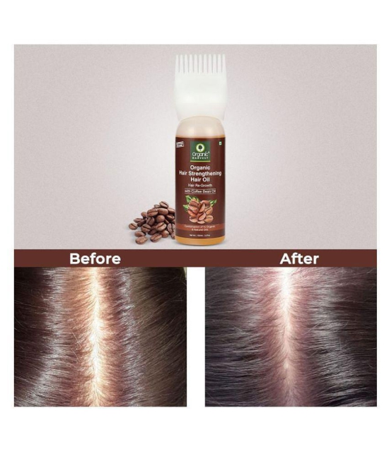 Organic Harvest Hair Strengthening Hair Oil, Infused with Coffee Beans and a Combination of 14 Organic Natural Oils, Helps Improve Hair Structure and Growth - 150ml