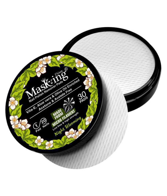 Masking Diva Berries & Night Blooming Nail Paint Remover Pads 40 mL Pack of 2