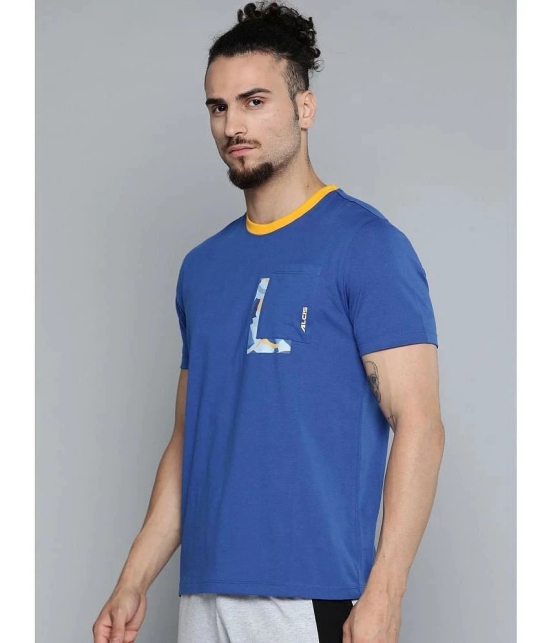 Alcis - Blue Polyester Slim Fit Mens Sports T-Shirt ( Pack of 1 ) - None