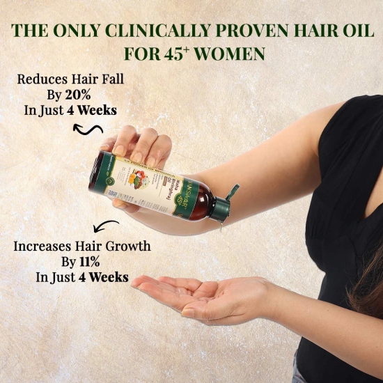 Original Maha Bhringhraj Oil | Reduces Hair Fall by 20%- Clinically Proven | Free Kacchi Neem Comb-100ml