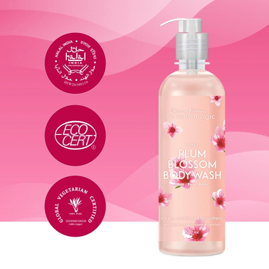 3 in 1 Plum Blossom Body Wash-220 ml / Body Wash