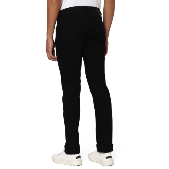 Jet Black Narrow Fit Denim Deluxe Stretch Jeans