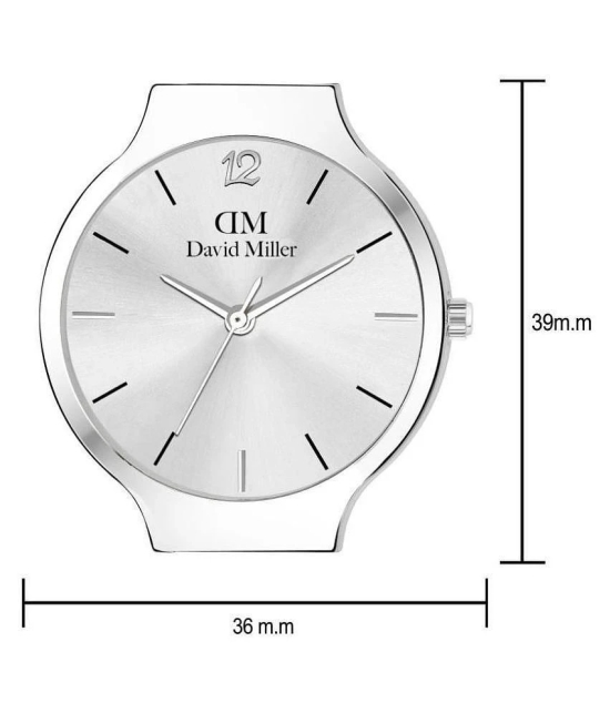 David Miller Metal Round Womens Watch