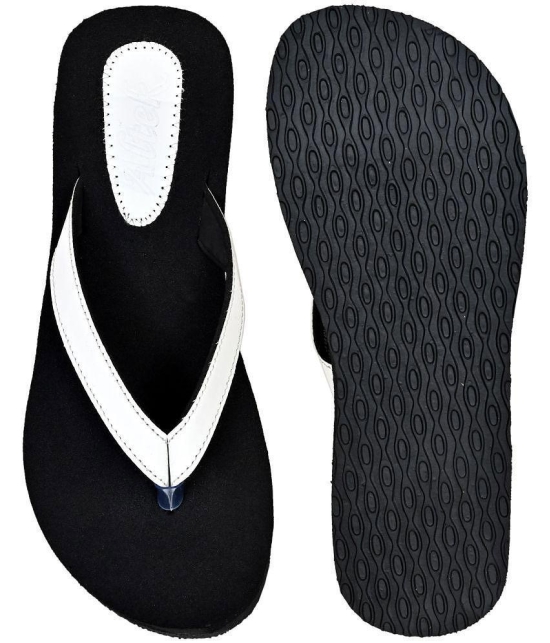 Altek - White Womens Thong Flip Flop - None