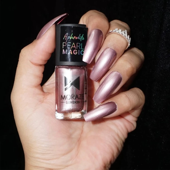 Aphrodite Pearl magic Nail paints - 8.5ml BM-Pink Glam