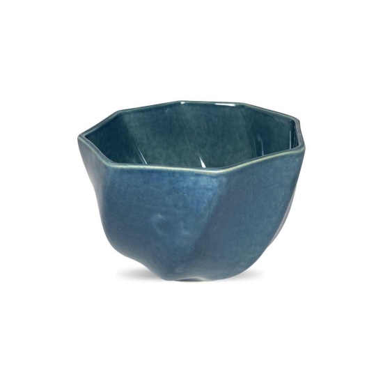 Ceramic Dining Studio Collection Shimmering Coral Blue Ceramic 850ML Serving Bowl