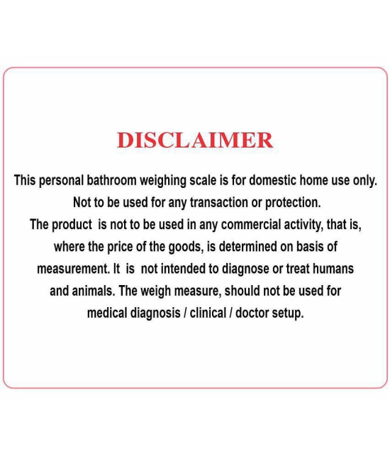 Healthgenie Electronic Digital Weighing Machine Bathroom Personal Weighing Scale-Black Pattern Black