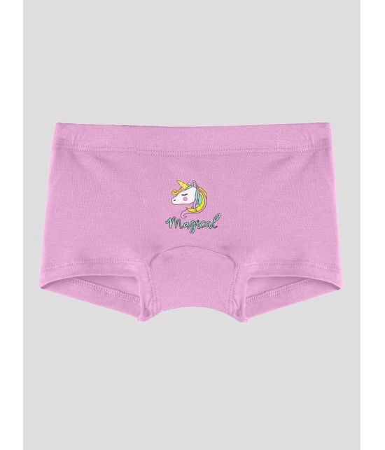 Ariel - Multi Cotton Blend Girls Bloomers ( Pack of 6 ) - None