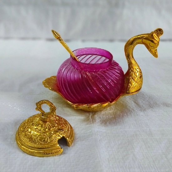 Duck Swan Bowl Spoon-Gold