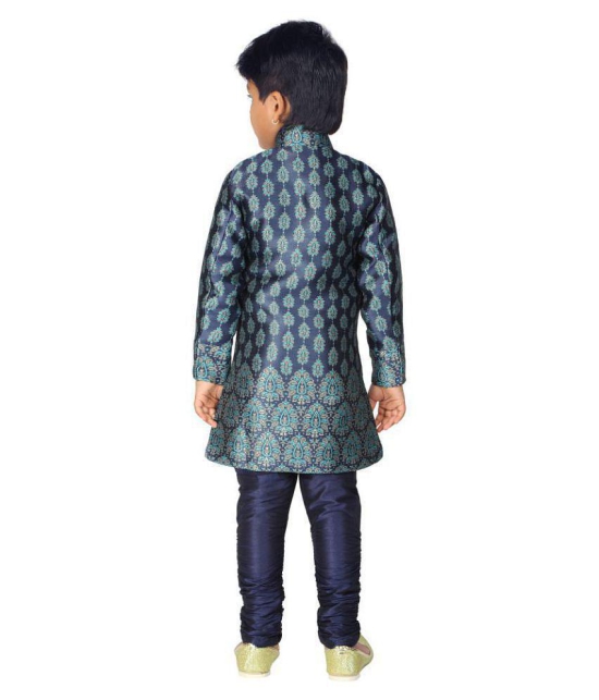 Ahhaaaa Kids Ethnic Wear Sherwani and Breaches Set for Boys - None