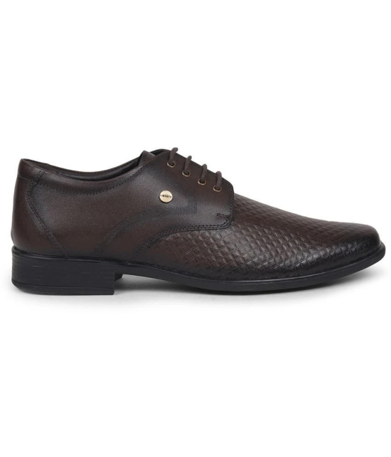 Liberty - Brown Mens Derby Formal Shoes - None