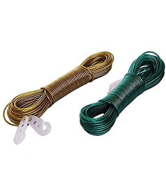 20 Meter Cloth Hanging Rope For Drying Clothes PVC Coated Polypropylene, Stainless Steel Clothesline