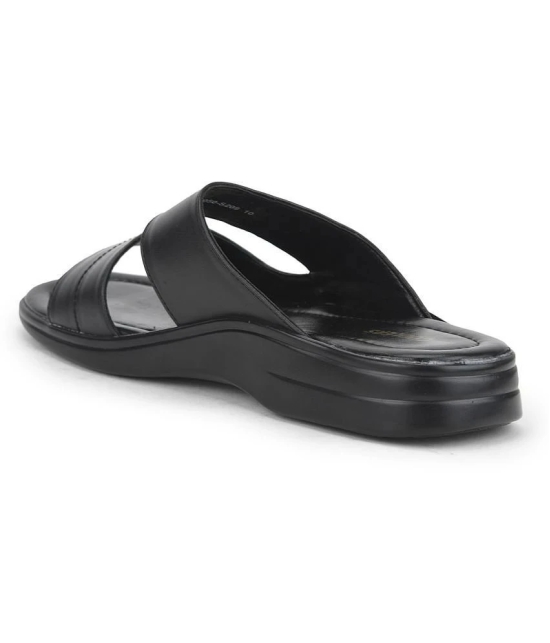 Liberty Black Mens Leather Slipper - None