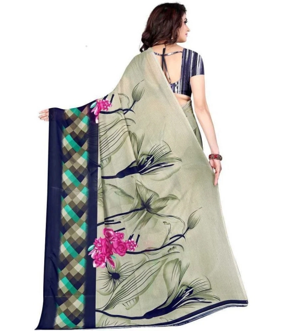 LEELAVATI - Multicolor Georgette Saree With Blouse Piece ( Pack of 2 ) - Multicolor