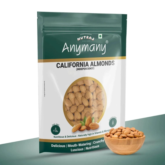 Nutraj Anymany Californian Almonds 400gm 400g (Pack of 3)