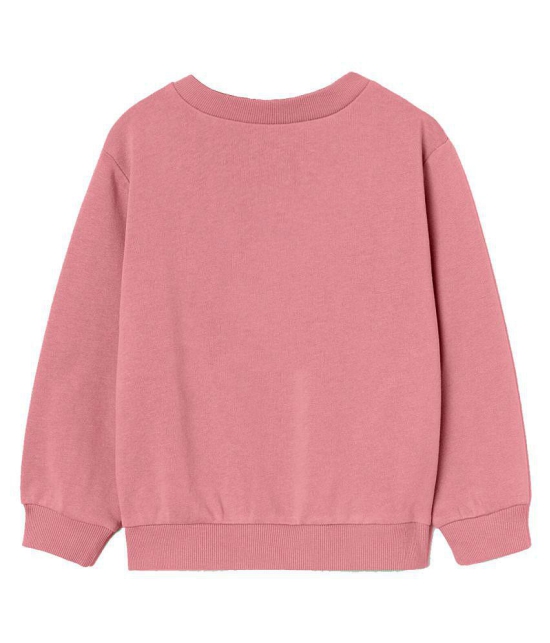 Naughty Ninos Girls Dark Pink Printed Sweatshirts - None