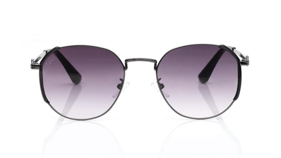 Grey Geometric Sunglasses for Women