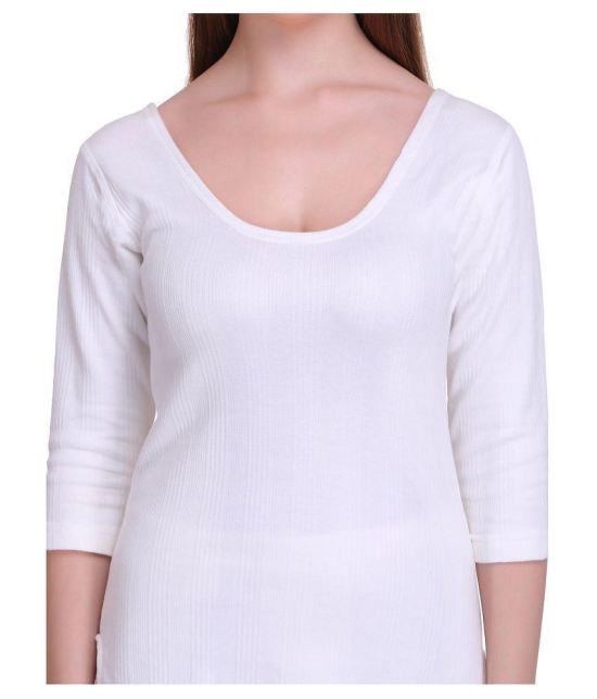 TT Cotton Blend Topwear - White - S