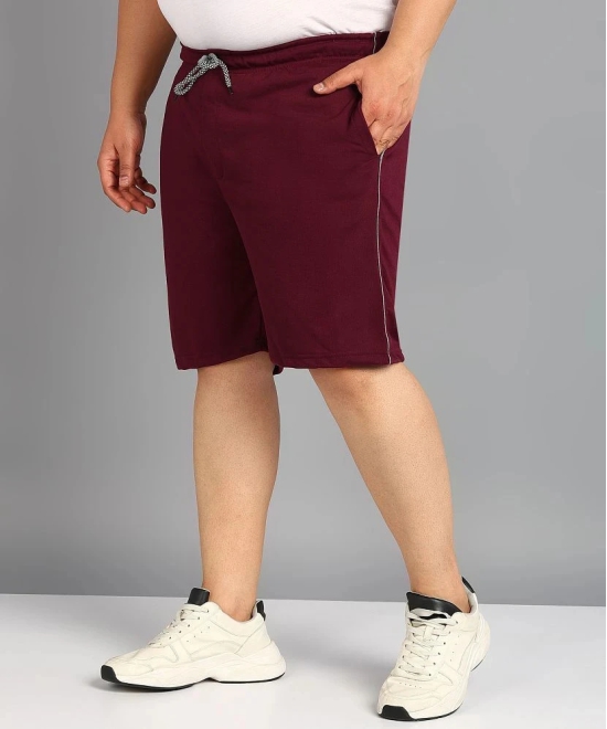 XFOX Wine Blended Mens Shorts ( Pack of 1 ) - None