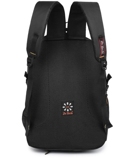 Da Tasche 35 Ltrs Black Polyester College Bag - Black