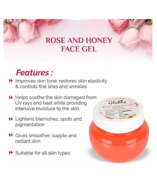 Globus Naturals Rose and Honey Face Gel Moisturizer 100 gm