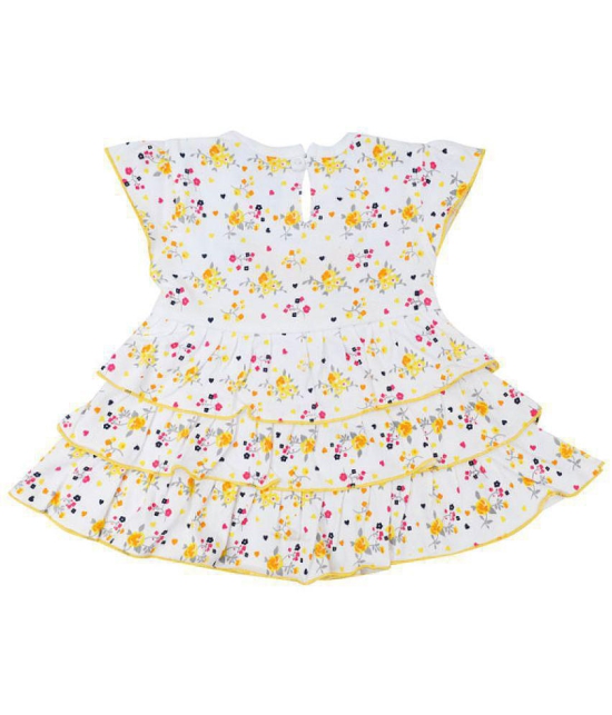 NammaBaby - Yellow Cotton Blend Baby Girl Frock ( Pack of 1 ) - None