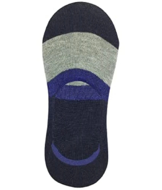 PENYAN Cotton Casual No Show Socks Pack of 3 - Multi