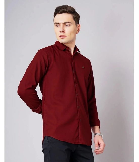 Paul Street - Red 100% Cotton Slim Fit Mens Casual Shirt ( Pack of 1 ) - None