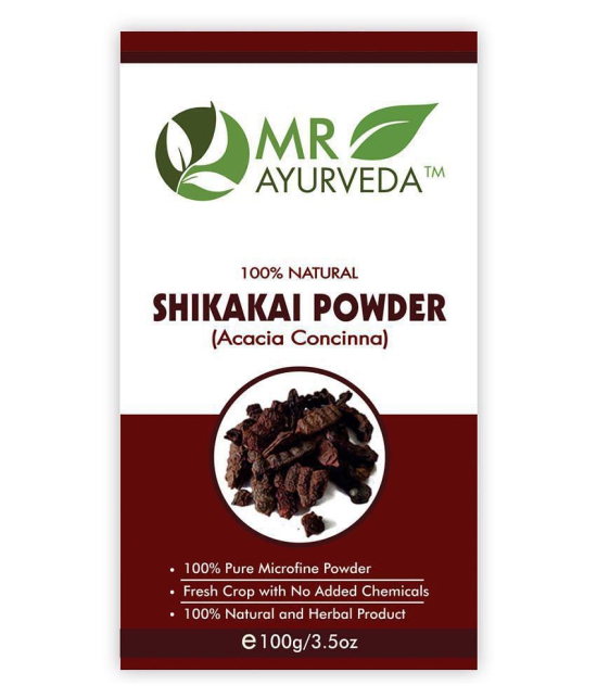 MR Ayurveda 100% Pure Brahmi Powder, Amla Powder & Shikakai Powder Hair Scalp Treatment 300 g Pack of 3