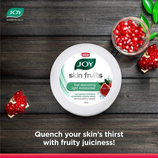 Joy Skin Fruits Fast Absorbing Light Moisturizer Face Cream, 150ml (Pack of 1)