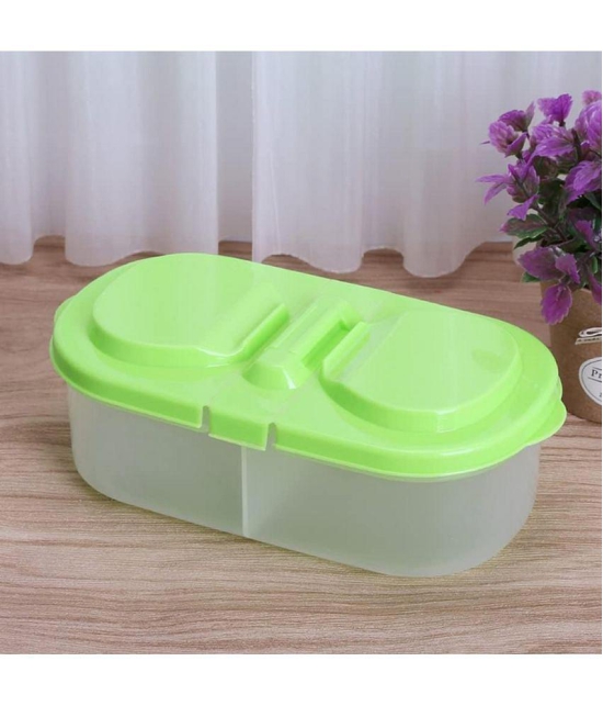 TISYAA Plastic Lunch Box 2 - Container ( Pack of 1 )