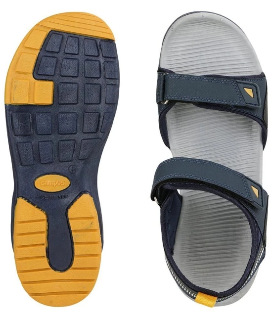 Campus - Navy Mens Floater Sandals - None