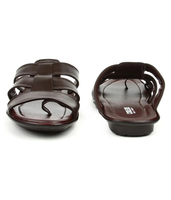 Coolers By Liberty Brown Flip Flops - None