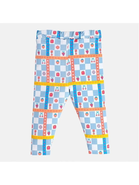 MINI KLUB Blue Cotton Legging For Baby Girl ( Pack of 1 ) - None