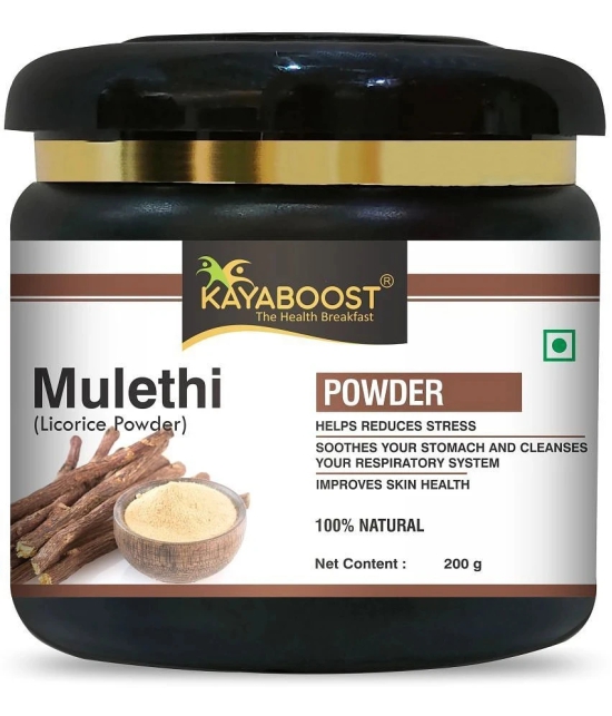 KAYABOOST Mulethi Powder For Body, Skin, Face and Hair, Skin Whitening (200 g)