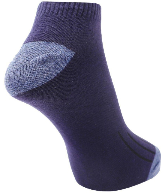 Dollar - Cotton Blend Multicolor Mens Ankle Length Socks ( Pack of 3 ) - Multicolor