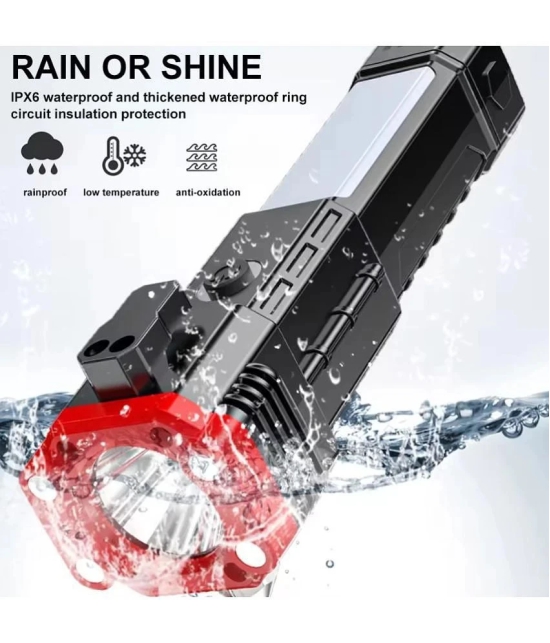 SKYRISE led light - Hammer Light 3W Rechargeable Flashlight Torch ( Pack of 1 )