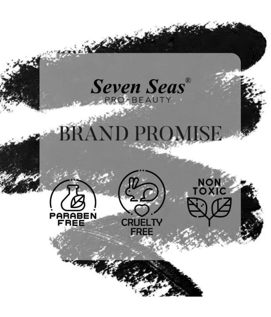 Seven Seas HD Gel Black Kajal Long Lasting Water Proof (Black)