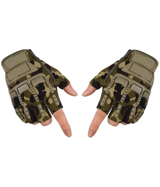 ZAYSOO Full Fingers Nylon Riding Gloves ( Pair of 1 ) - S