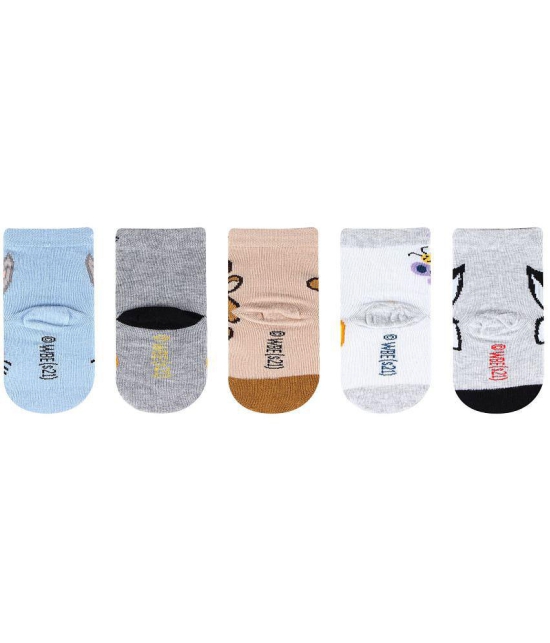 Bonjour Multicolored Looney Chibi Socks For Kids(1-2Y) - 12-24M