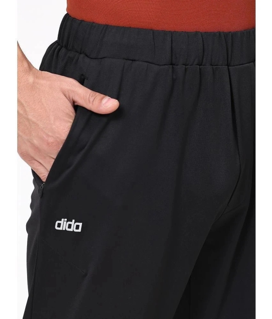 Dida Sportswear Black Polyester Mens Sports Trackpants ( Pack of 1 ) - None