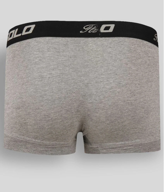 Solo Cotton Blend Mens Trunks ( Light Grey ) - 80