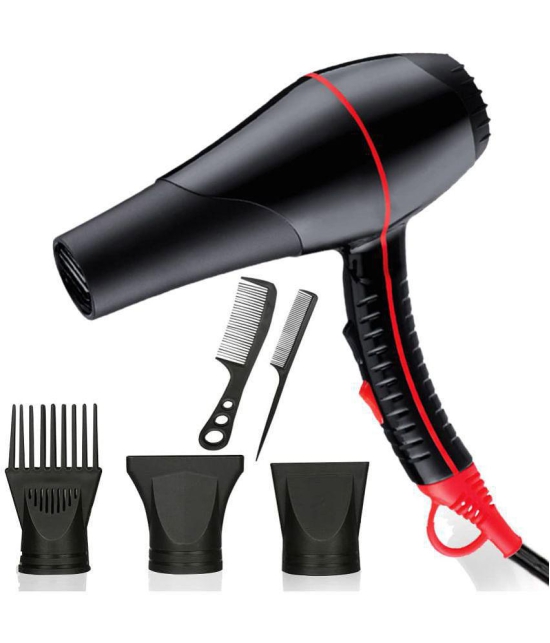 Sanjana Collections Salon Grade Professional 4000W with 2 Diffuser, 1 Comb Diffuser  Hot and Cold Hair Dryer ( Black)