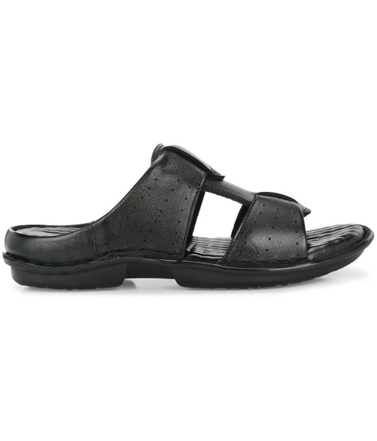 Leeport - Black Mens Sandals - None