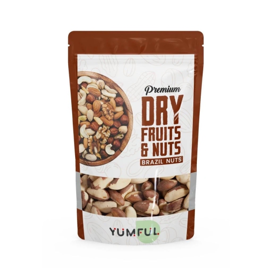 Yumful Brazil Nuts 1Kg, (Grade A ++ Nuts, Premium Jumbo Size, Imported) - Richest Natural Source Of Selenium