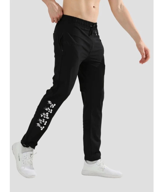 AKTIF Black Lycra Mens Joggers ( Pack of 1 ) - None