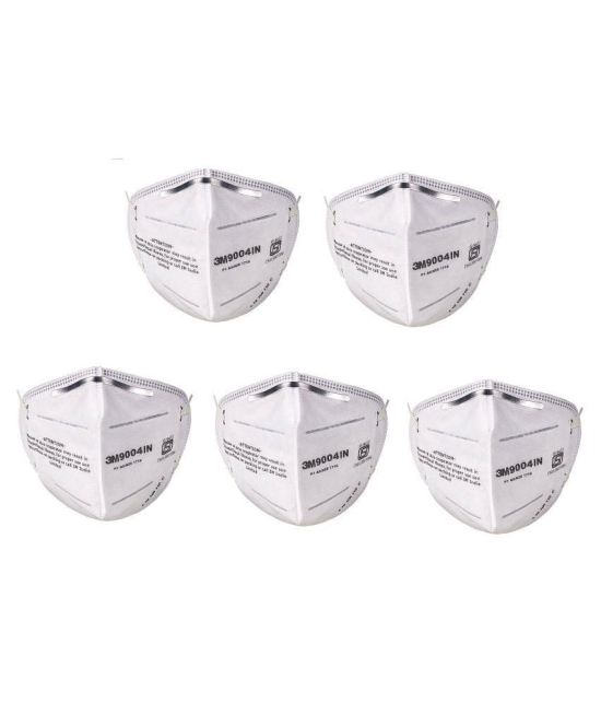 3M 9004IN Particulate Respirator, White - Pack of 5