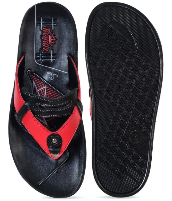 Ajanta - Black Mens Thong Flip Flop - None