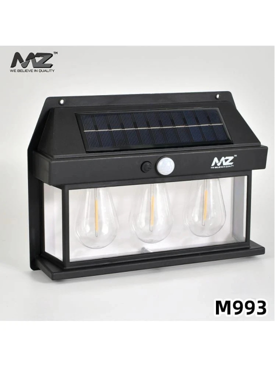 MZ 3W Solar Outdoor Wall Light ( Pack of 1 )