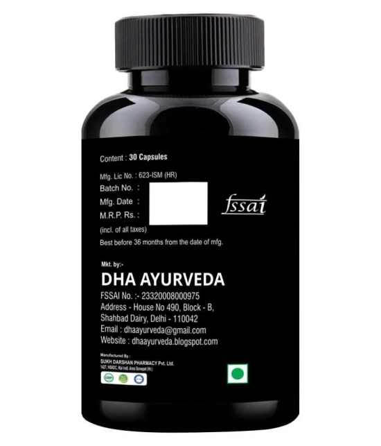 DHA Ayurveda Mass Grow Herbal Muscle Grow Supplement Capsule 90 no.s Pack of 3